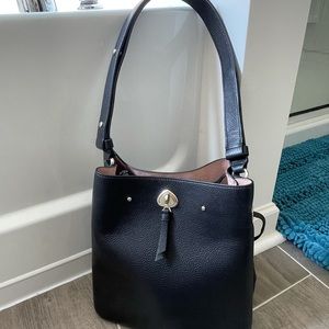 Kate Spade black leather purse